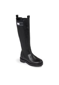 Tommy Jeans Kozaki Tjw High Shaft Boot EN0EN02316 Czarny. Kolor: czarny