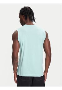 Kappa Tank top Logo Corpo Cadwal 303HZB0 Zielony Regular Fit. Kolor: zielony. Materiał: bawełna