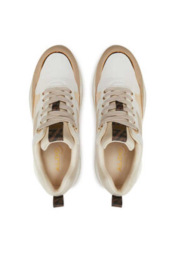 Aldo Sneakersy Etiene 13573925 Écru. Materiał: skóra