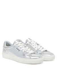 Hugo - HUGO Sneakersy 50541657 040 Srebrny. Kolor: srebrny. Materiał: skóra #4