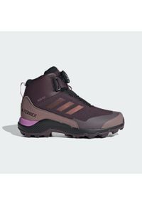 Adidas - Buty Terrex Winter Mid BOA RAIN.RDY Hiking. Kolor: różowy, fioletowy, wielokolorowy, czerwony. Materiał: materiał