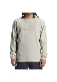 Bluza DC Shoes Static 94 Hls, Mężczyźni. Kolor: beżowy. Materiał: materiał, bawełna. Sport: skateboard