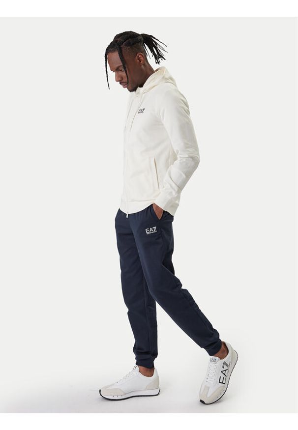 EA7 Emporio Armani Dres 8NPV63 PJVRZ M0036 Granatowy Regular Fit. Kolor: niebieski. Materiał: bawełna