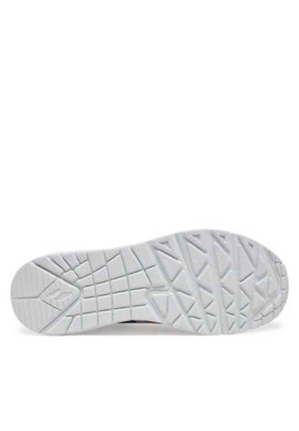 skechers - Skechers Sneakersy 177084/WMLT Biały. Kolor: biały. Materiał: skóra
