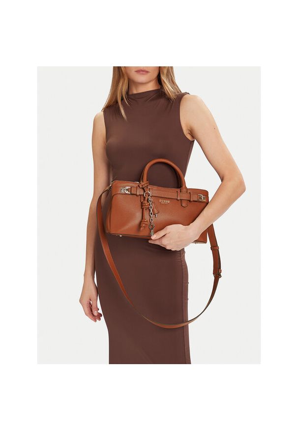 Torebka Guess. Kolor: brązowy