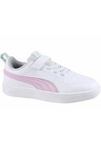 Buty do chodzenia dla dzieci Puma Rickie Ac Ps. Kolor: biały. Materiał: materiał, syntetyk. Szerokość cholewki: normalna. Sport: turystyka piesza