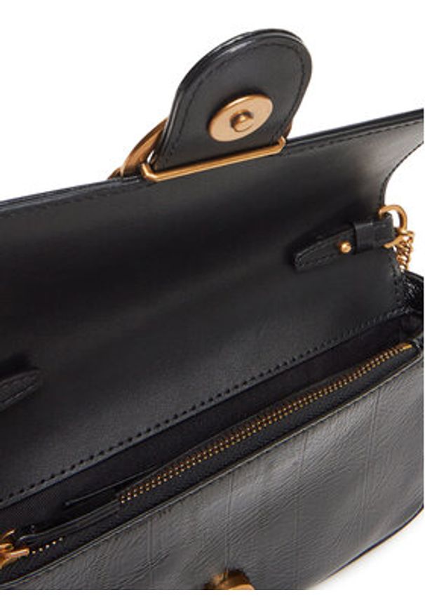 Pinko - PINKO Torebka Love One Pocket C PE 25 PLLT 100061 A1VE Czarny. Kolor: czarny. Materiał: skórzane