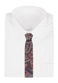 Elegancki Krawat Chattier - Kolorowy w Orientalny Wzór. Kolor: wielokolorowy. Materiał: tkanina. Wzór: kolorowy. Styl: elegancki #3
