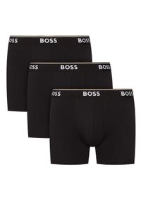BOSS Komplet 3 par bokserek 50538142 Czarny. Kolor: czarny. Materiał: bawełna