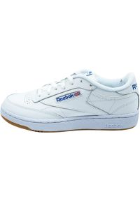 Buty do chodzenia męskie Reebok Club C 85. Okazja: na co dzień. Kolor: biały, wielokolorowy. Model: Reebok Club. Sport: turystyka piesza