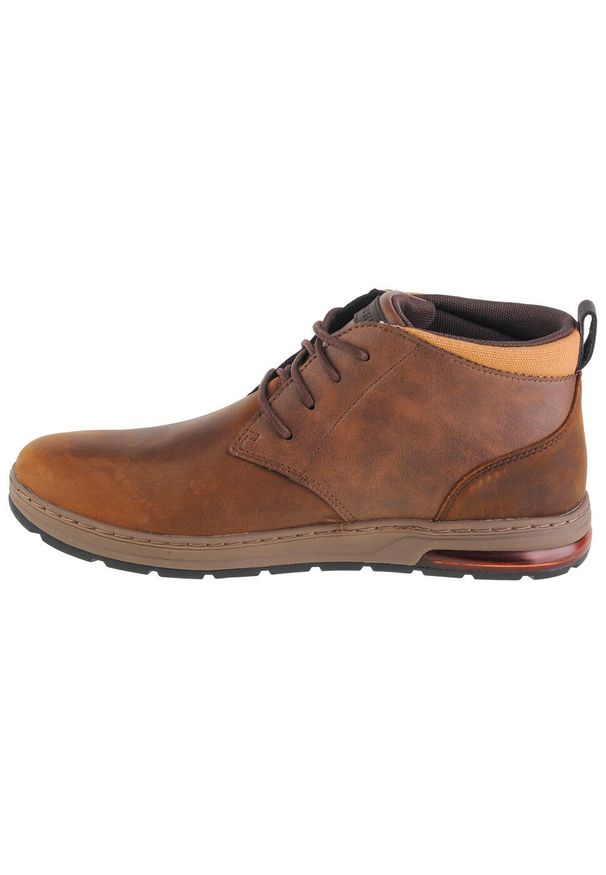 skechers - Buty do chodzenia zimowe męskie, Evenston - Renli. Zapięcie: sznurówki. Kolor: brązowy. Materiał: syntetyk, materiał. Szerokość cholewki: normalna. Sezon: zima. Sport: turystyka piesza