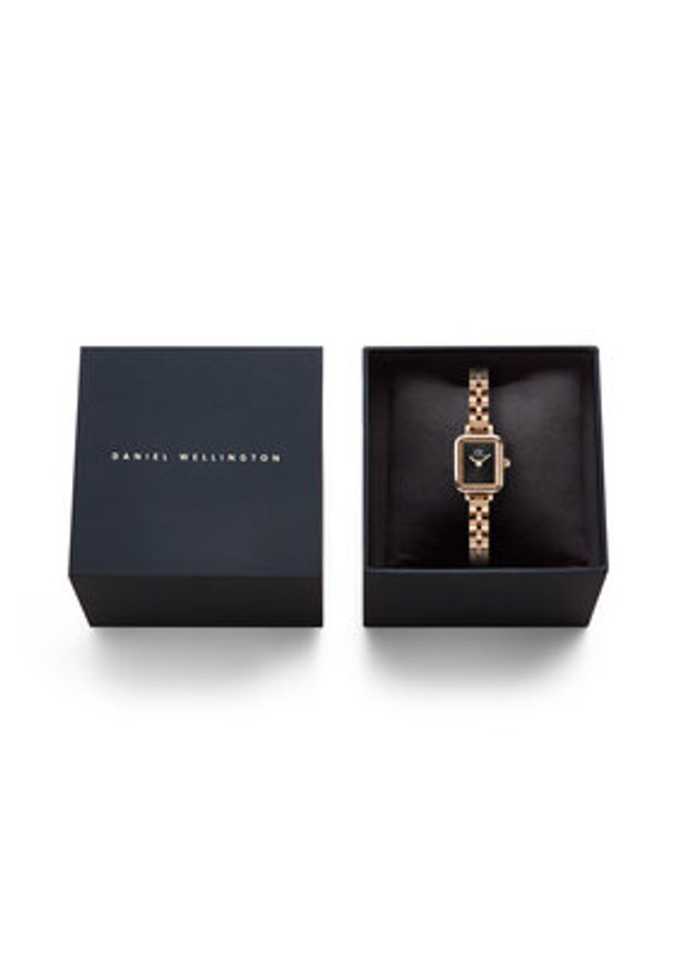 Daniel Wellington Zegarek Quadro Mini DW00100848 Złoty. Kolor: złoty