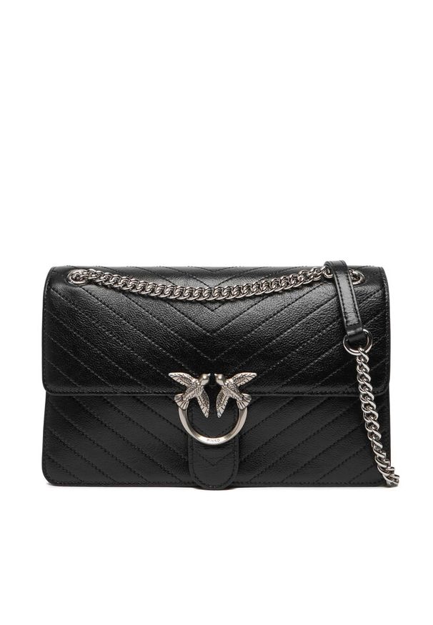 Pinko - Torebka PINKO. Kolor: czarny