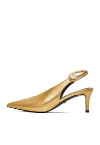 Gino Rossi - GINO ROSSI Czółenka CEO-ROSE-LT2678-1-N Złoty. Kolor: złoty. Materiał: skóra #9