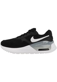 Buty do chodzenia damskie Nike W Air Max System. Kolor: czarny. Materiał: skóra, syntetyk, tkanina, materiał. Model: Nike Air Max. Sport: turystyka piesza