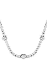 Aldo Choker Sweethearts 13994947 Srebrny. Materiał: metalowe. Kolor: srebrny #4