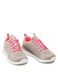 skechers - Skechers Sneakersy Get Connected 12615/GYCL Szary. Kolor: szary. Materiał: mesh, materiał #5