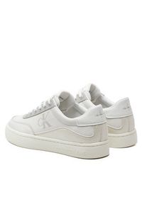 Calvin Klein Jeans Sneakersy Classic Cupsole Low Lace Lth Ml YW0YW01527 Biały. Kolor: biały #3