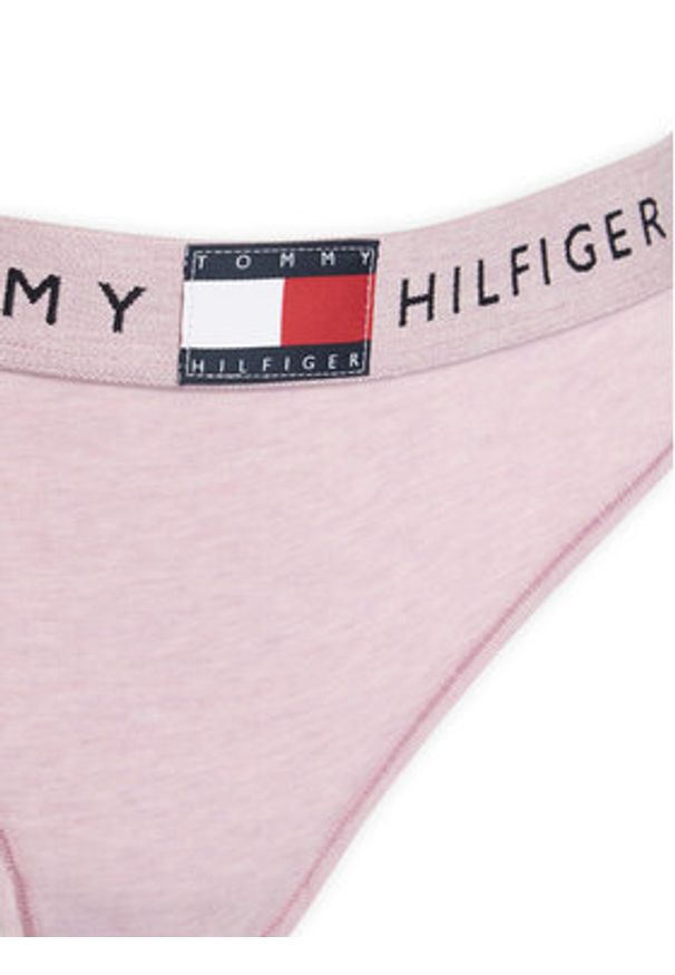 TOMMY HILFIGER - Tommy Hilfiger Stringi UW0UW06039 Różowy. Kolor: różowy. Materiał: bawełna