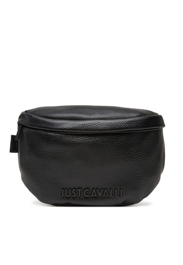 Just Cavalli Saszetka nerka 78QA4B13 ZSB81 Czarny. Kolor: czarny. Materiał: skóra
