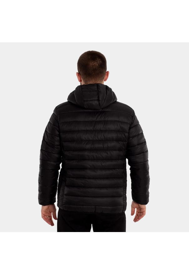 Kurtka puchowa Softee Milano. Okazja: na co dzień. Kolor: czarny. Materiał: puch. Styl: casual