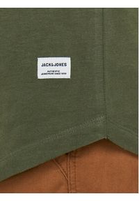 Jack & Jones - Jack&Jones Longsleeve Noa 12190128 Zielony Loose Fit. Kolor: zielony. Materiał: bawełna. Długość rękawa: długi rękaw