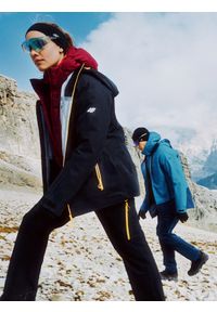 4f - 4F Spodnie trekkingowe damskie - czarne XS. Kolor: czarny. Materiał: materiał. Technologia: Primaloft. Sport: turystyka piesza, wspinaczka #1