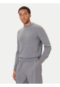 Guess Sweter M5BR42 Z2ZK2 Szary Regular Fit. Kolor: szary. Materiał: syntetyk