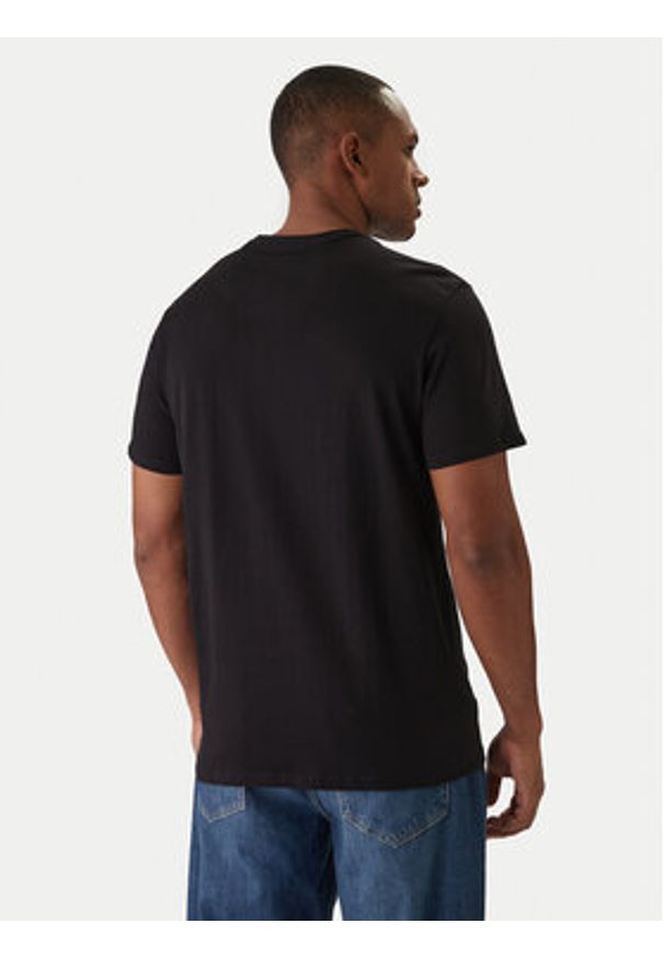 Guess T-Shirt M6RI09 I3Z14 Czarny Regular Fit. Kolor: czarny. Materiał: bawełna