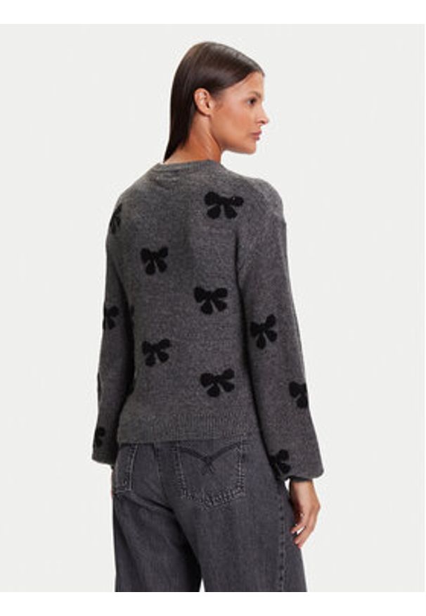 only - ONLY Sweter Bora 15360712 Szary Regular Fit. Kolor: szary. Materiał: syntetyk