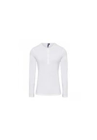 PREMIER - Koszulka damska Premier Long John. Kolor: biały. Materiał: materiał #1