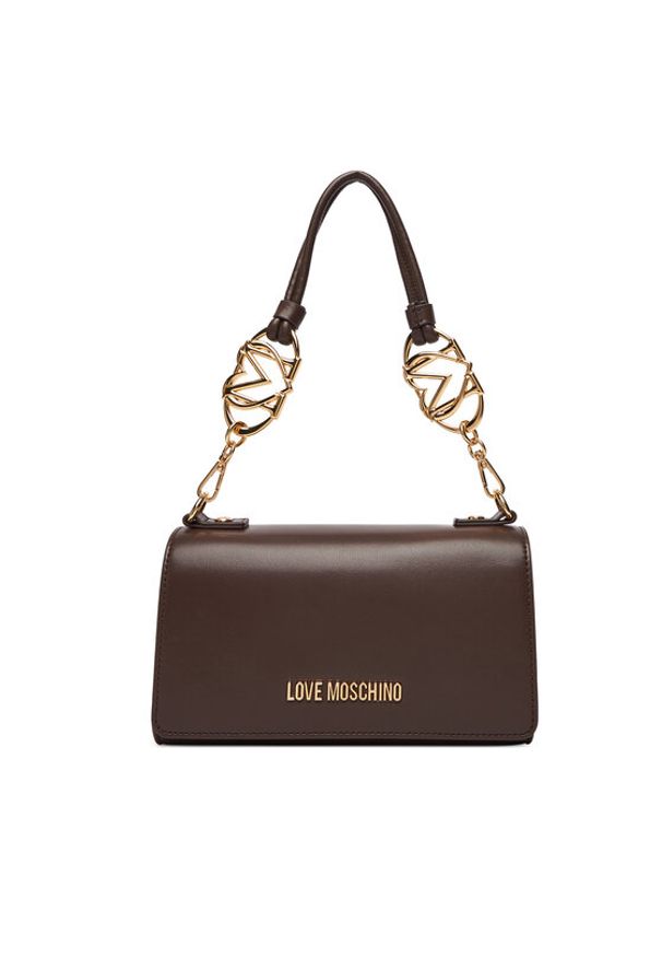 Love Moschino - LOVE MOSCHINO Torebka JC4051PP1NLF0301 Brązowy. Kolor: brązowy. Materiał: skórzane