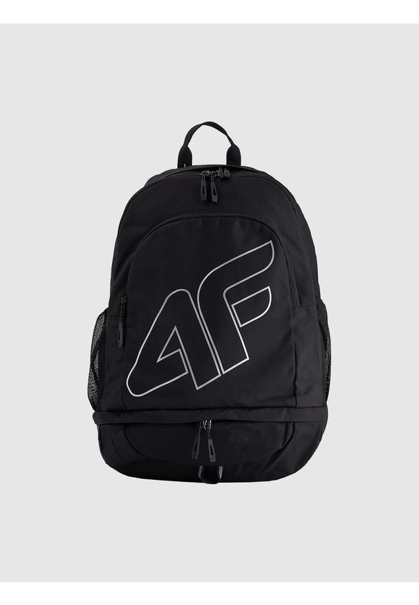 4f - 4F Plecak miejski (25 L) z kieszenią na laptop - czarny Uniwersalny. Kolor: czarny. Styl: sportowy, casual