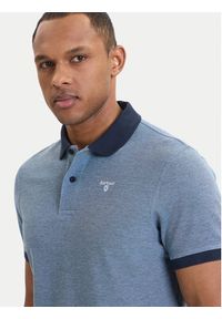 Barbour Polo Essential MML0628NY91 Niebieski Regular Fit. Typ kołnierza: polo. Kolor: niebieski. Materiał: bawełna #3