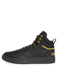 Adidas - adidas Sneakersy Hoops 3.0 Mid IG7928 Czarny. Kolor: czarny. Materiał: skóra #6