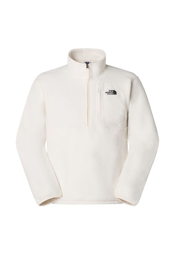 Kurtka męska The North Face Yumiori 0A8FKPQLI1 - biała. Okazja: na co dzień. Kolor: biały. Materiał: poliester, polar. Styl: casual, klasyczny. Sport: wspinaczka