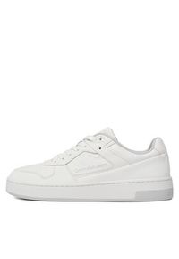 Calvin Klein Jeans Sneakersy Basket Cupsole Low Lth In Sat YM0YM00867 Biały. Kolor: biały. Materiał: skóra #4