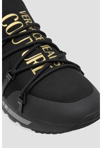 Versace Jeans Couture - VERSACE JEANS COUTURE Czarne męskie sneakersy Fondo Dynamic Dis. Sa6, Rozmiar 41. Kolor: czarny #3