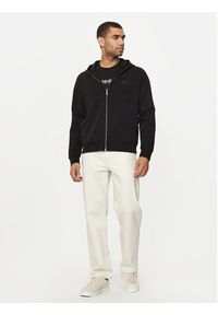 Calvin Klein Bluza Shadow Embosed Logo K10K113088 Czarny Regular Fit. Kolor: czarny. Materiał: bawełna