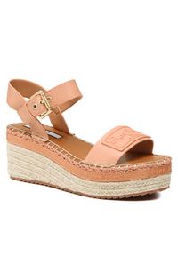 Pepe Jeans Espadryle Witney Brand PLS90576 Różowy. Kolor: różowy. Materiał: skóra