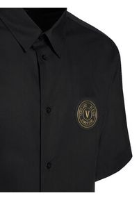Versace Jeans Couture Koszula 80GALCS0 CNY17 Czarny Regular Fit. Kolor: czarny. Materiał: bawełna #4