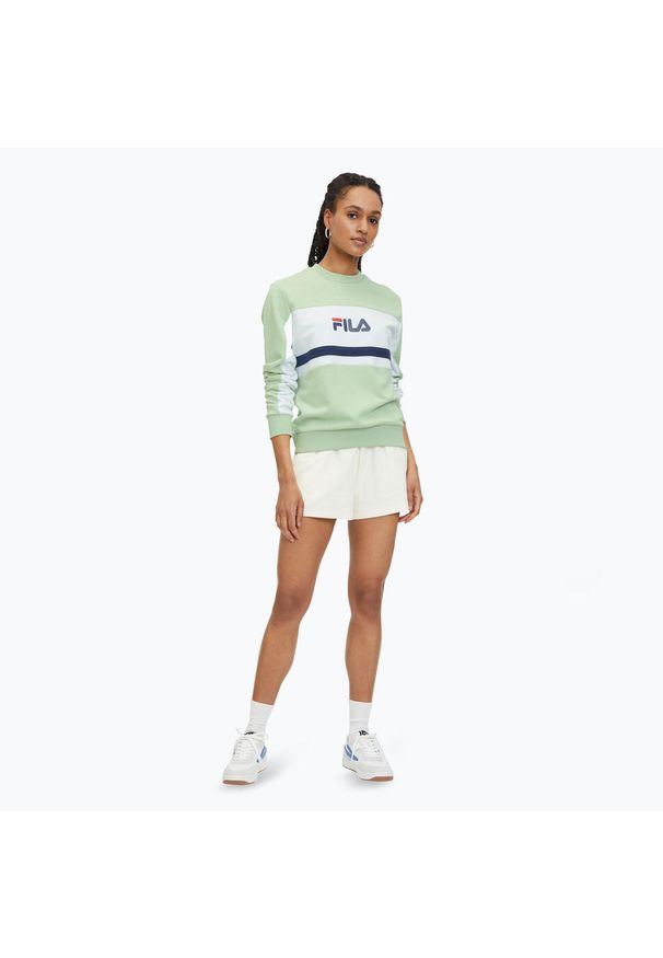 Fila - Bluza damska FILA Lishui. Kolor: zielony