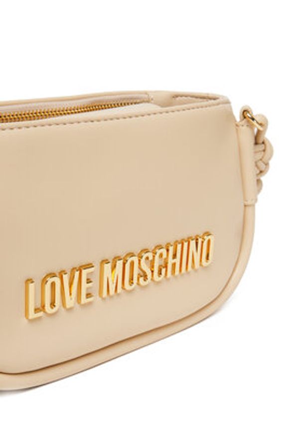 Love Moschino - LOVE MOSCHINO Torebka JC4235PP0MKL0104 Écru. Materiał: skórzane