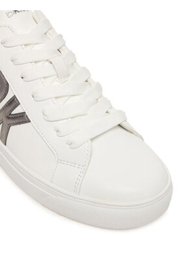 DKNY Sneakersy Abeni K3541050 Biały. Kolor: biały. Materiał: skóra