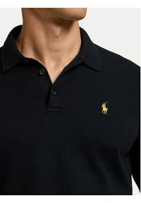 Polo Ralph Lauren Polo 710961338001 Czarny Regular Fit. Typ kołnierza: polo. Kolor: czarny. Materiał: bawełna #3