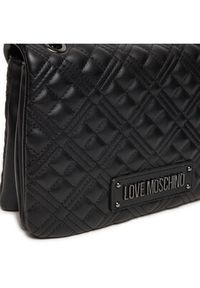 Love Moschino - LOVE MOSCHINO Torebka JC4014PP1LLA000A Czarny. Kolor: czarny. Materiał: skórzane