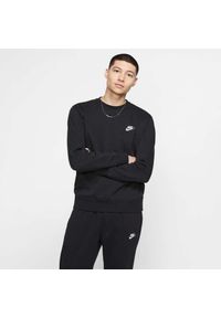 Bluza sportowa męska Nike Club Crew. Kolor: czarny, wielokolorowy