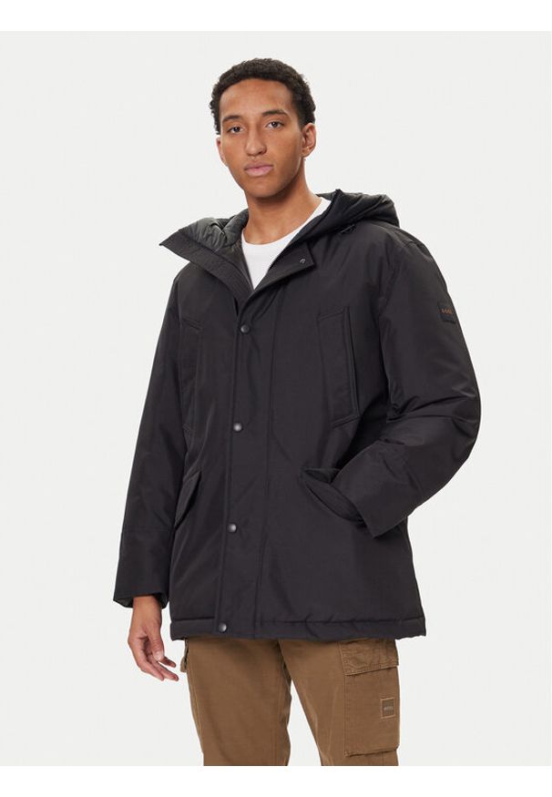 BOSS Kurtka zimowa Osiass1 50547078 Czarny Relaxed Fit. Kolor: czarny. Materiał: syntetyk. Sezon: zima