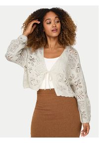 only - ONLY Kardigan Beach 15257604 Biały Regular Fit. Kolor: biały. Materiał: syntetyk #3