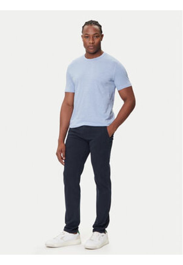 BOSS T-Shirt Tegood 50508243 Błękitny Regular Fit. Kolor: niebieski. Materiał: bawełna